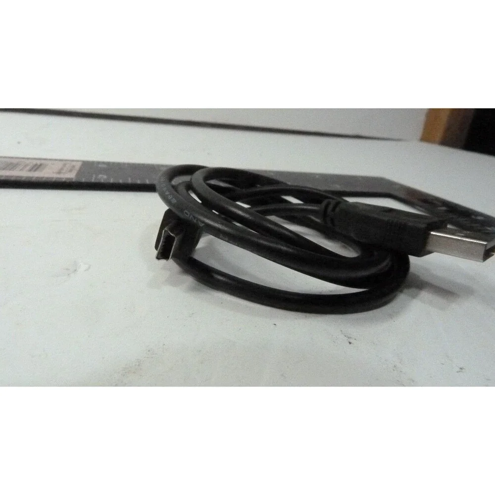 USB A To Mini-B Cable Mini-USB Charging Data Sync Cable Black Plastic Male